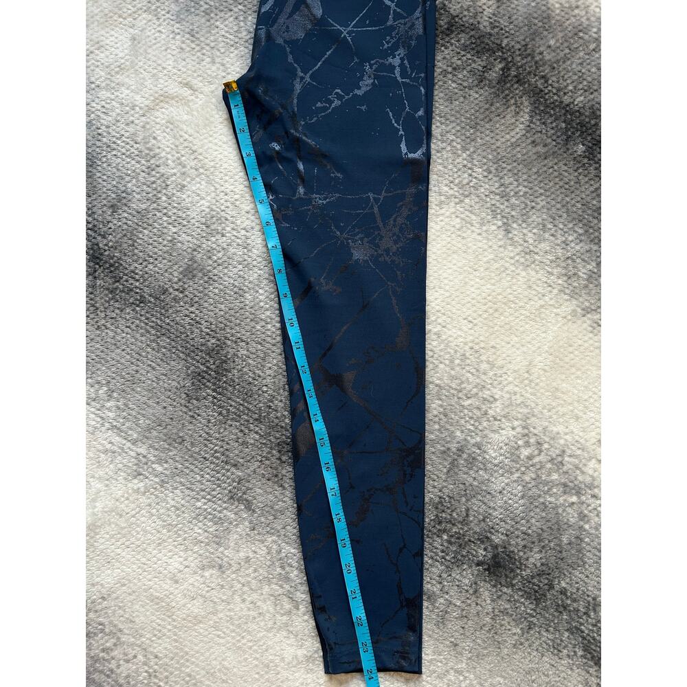 Beyond Yoga Lost Your Marbles High Waisted 7/8 Length Blue Leggings Size Small - Picture 12 of 13